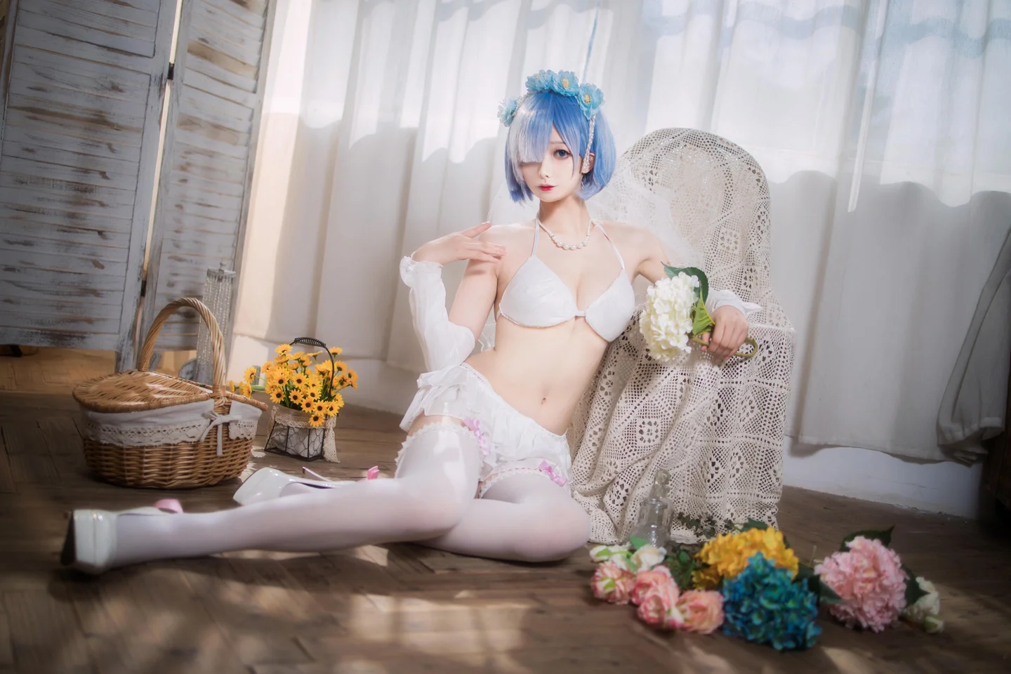 封疆疆v - 蕾姆 花嫁 [26P-118MB] tg@simisebaisi 【丝足阁】021.webp